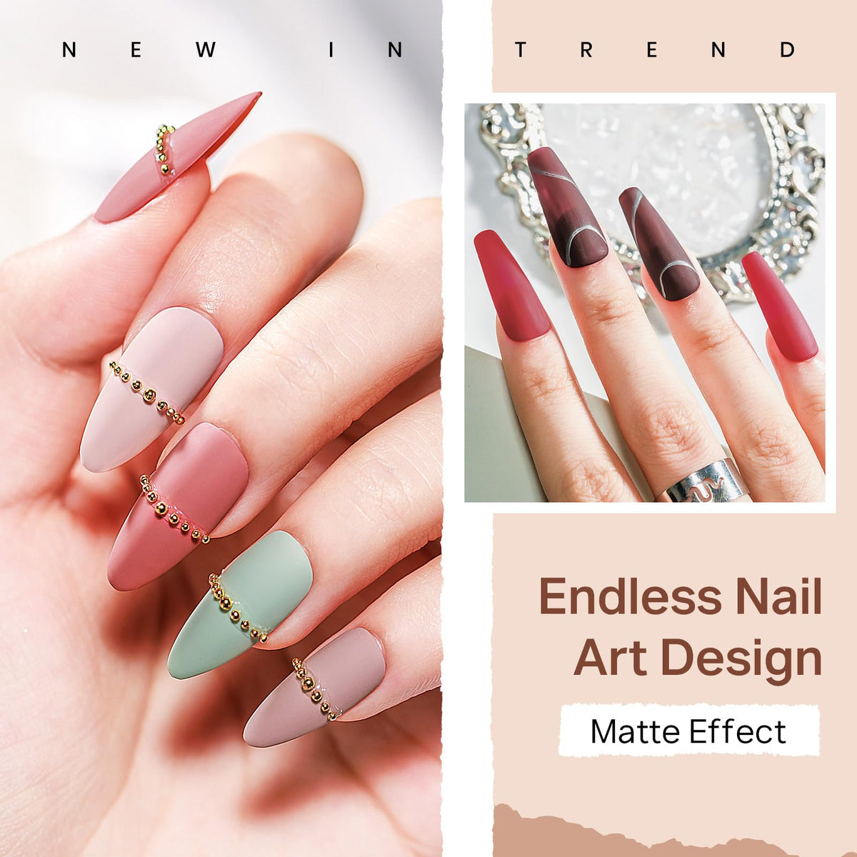 MIZHSE nail application in action demonstrating quick dry