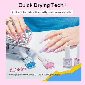 MIZHSE pedicure toes shot illustrating color payoff and salon-style shine for feet