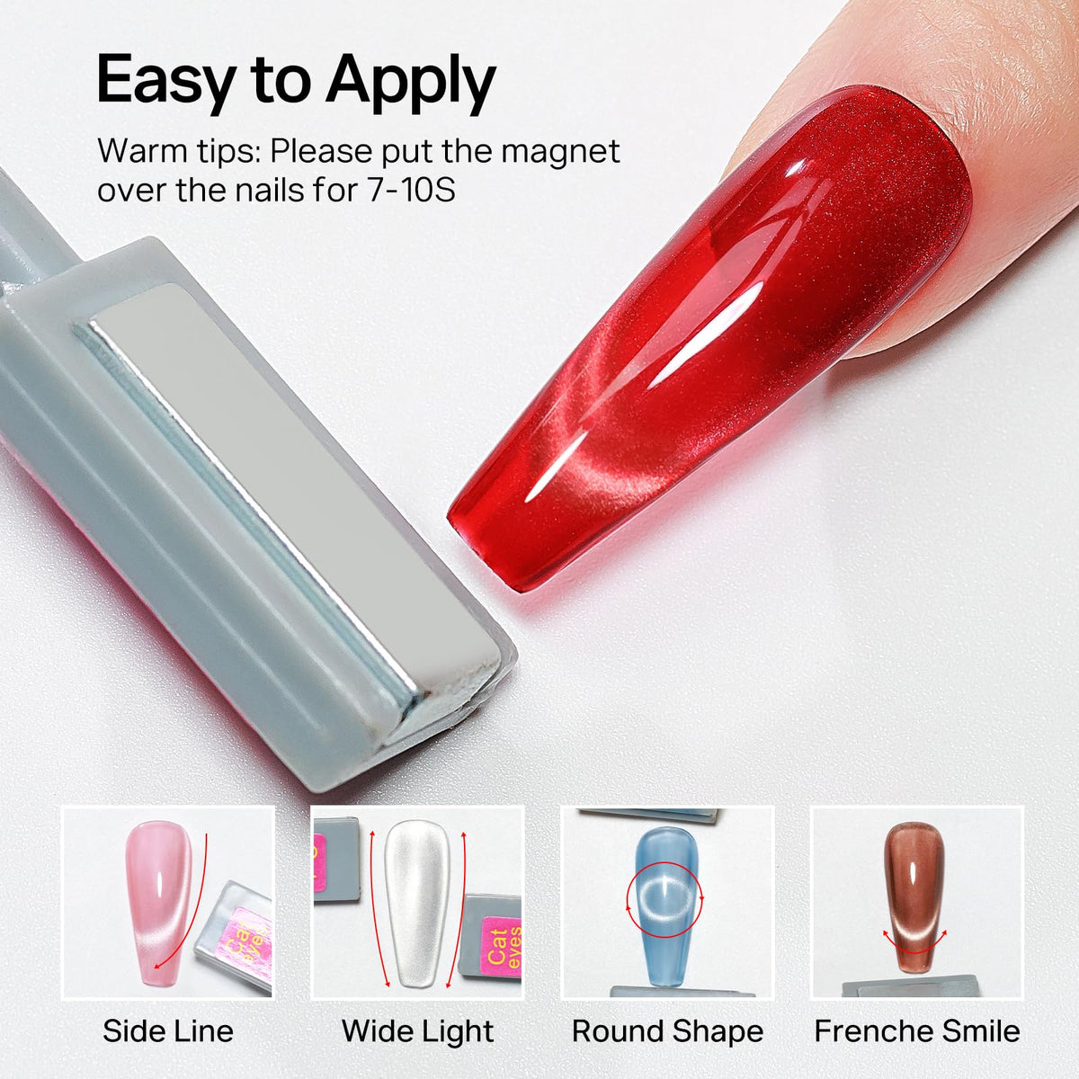 MIZHSE brush stroke texture demonstrating smooth application and even coverage