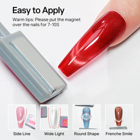 MIZHSE brush stroke texture demonstrating smooth application and even coverage