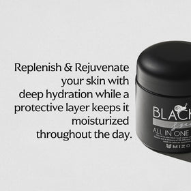 MIZON label with ingredient highlights displaying botanical and actives benefits