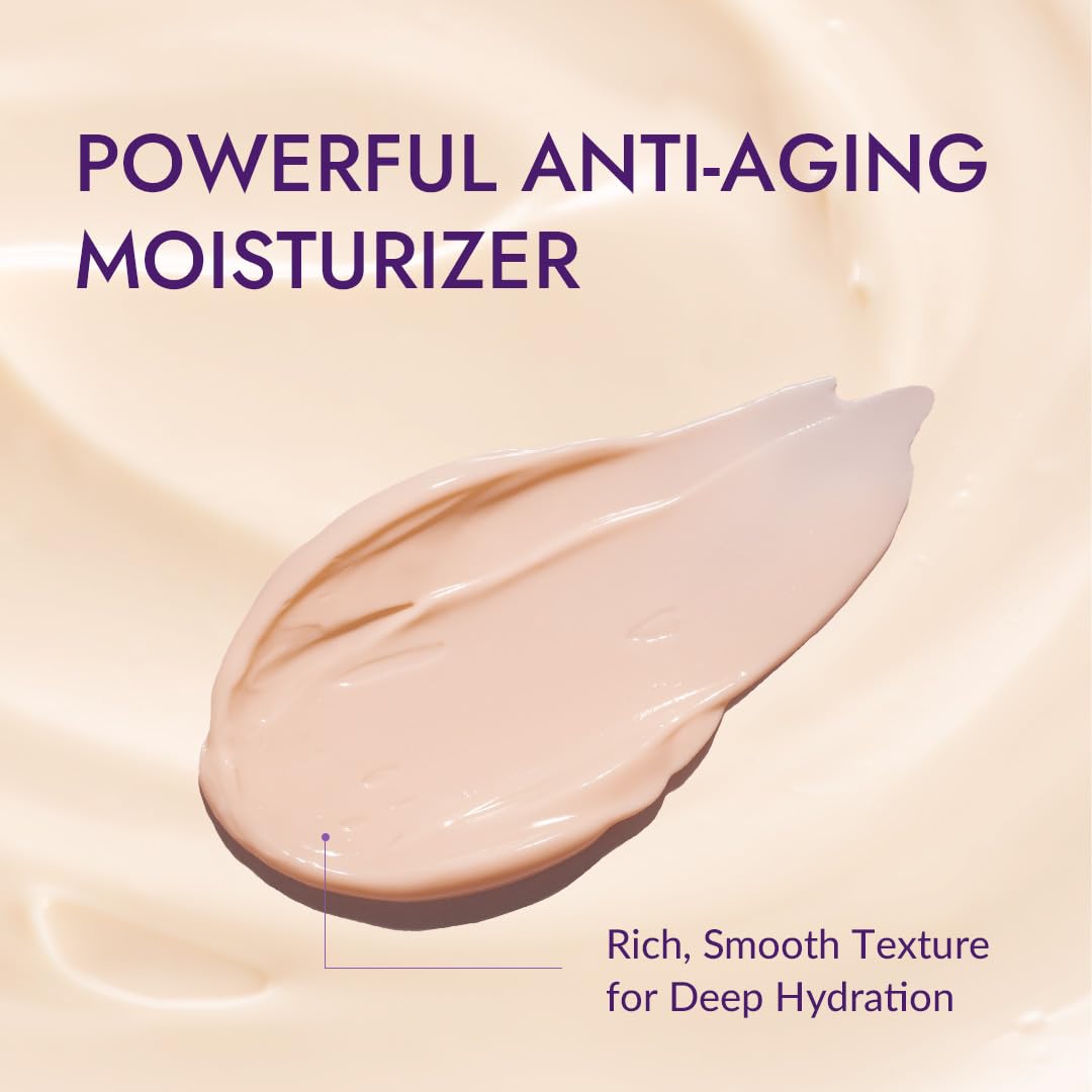 MIZON applying cream to cheek demonstrating smoothing benefit