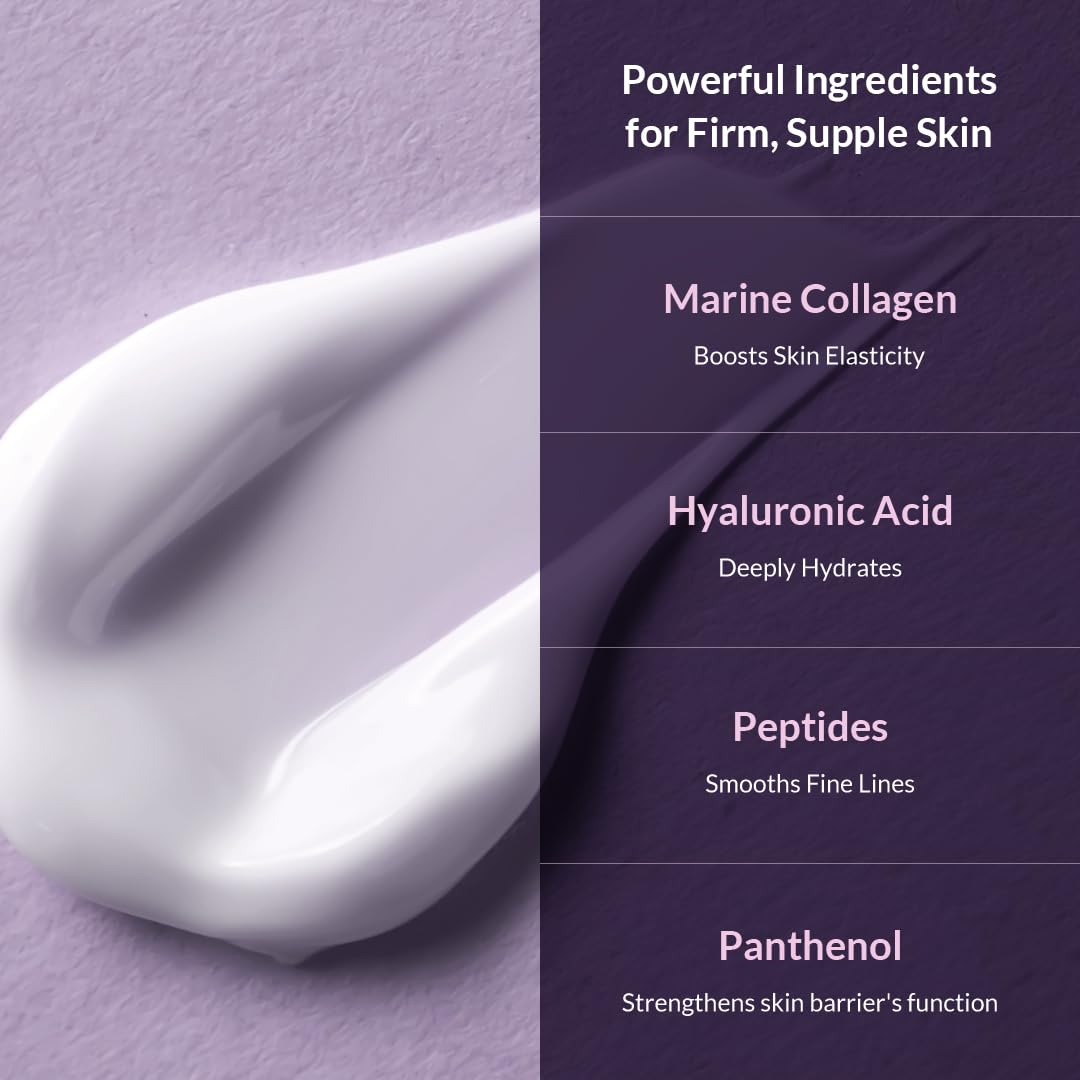 MIZON ingredient label photo showing marine collagen concentration and benefits
