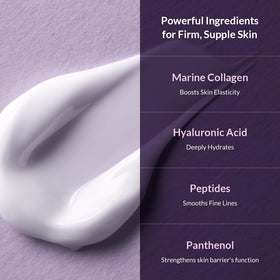 MIZON ingredient label photo showing marine collagen concentration and benefits