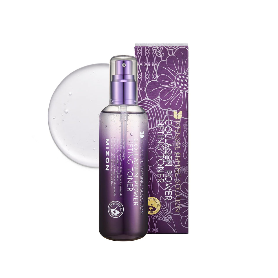 MIZON front packaging showing clean collagen toner benefits