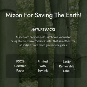 MIZON patches on bathroom counter in lifestyle scene promoting daily routine