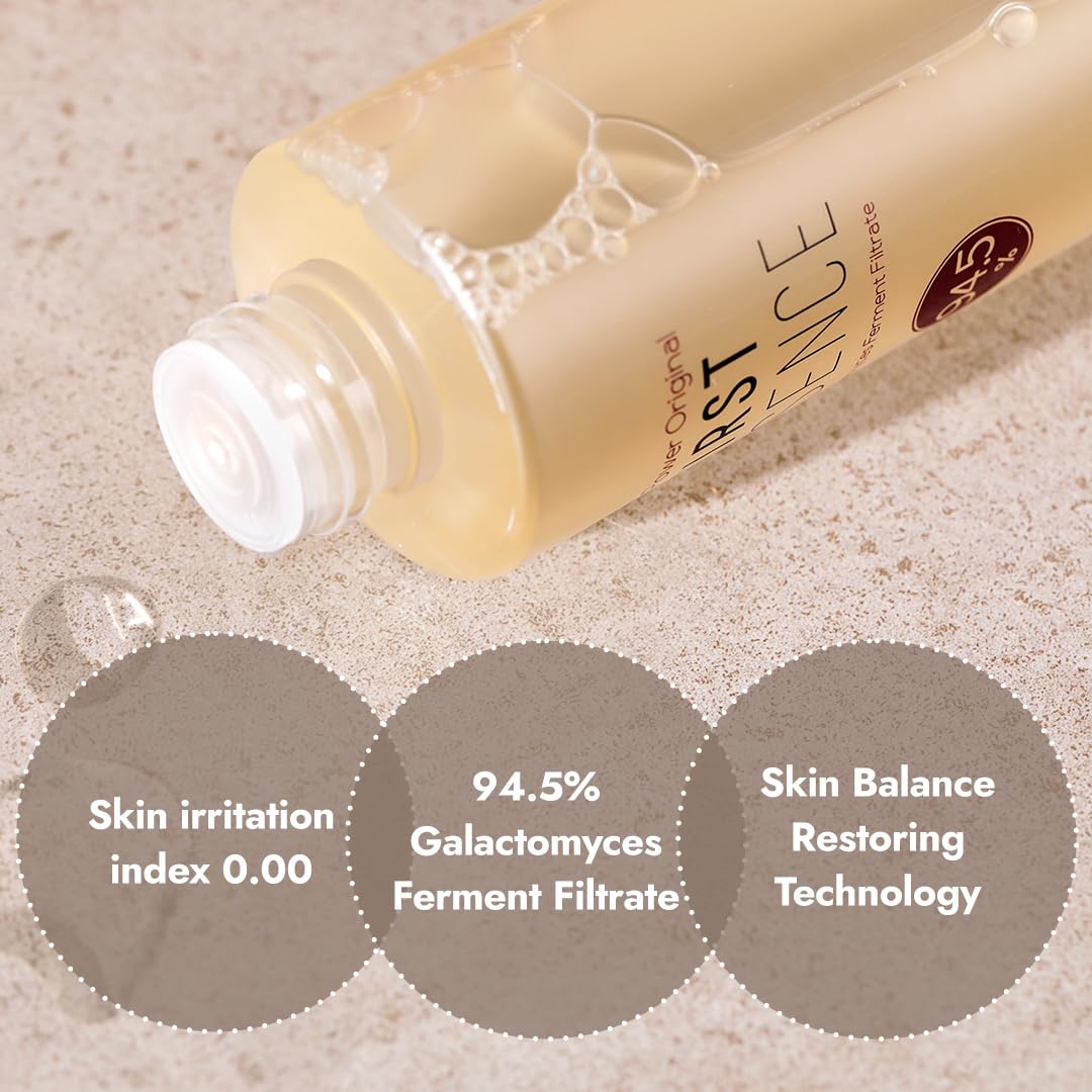 MIZON bottle beside a hand for size comparison and generous volume benefit