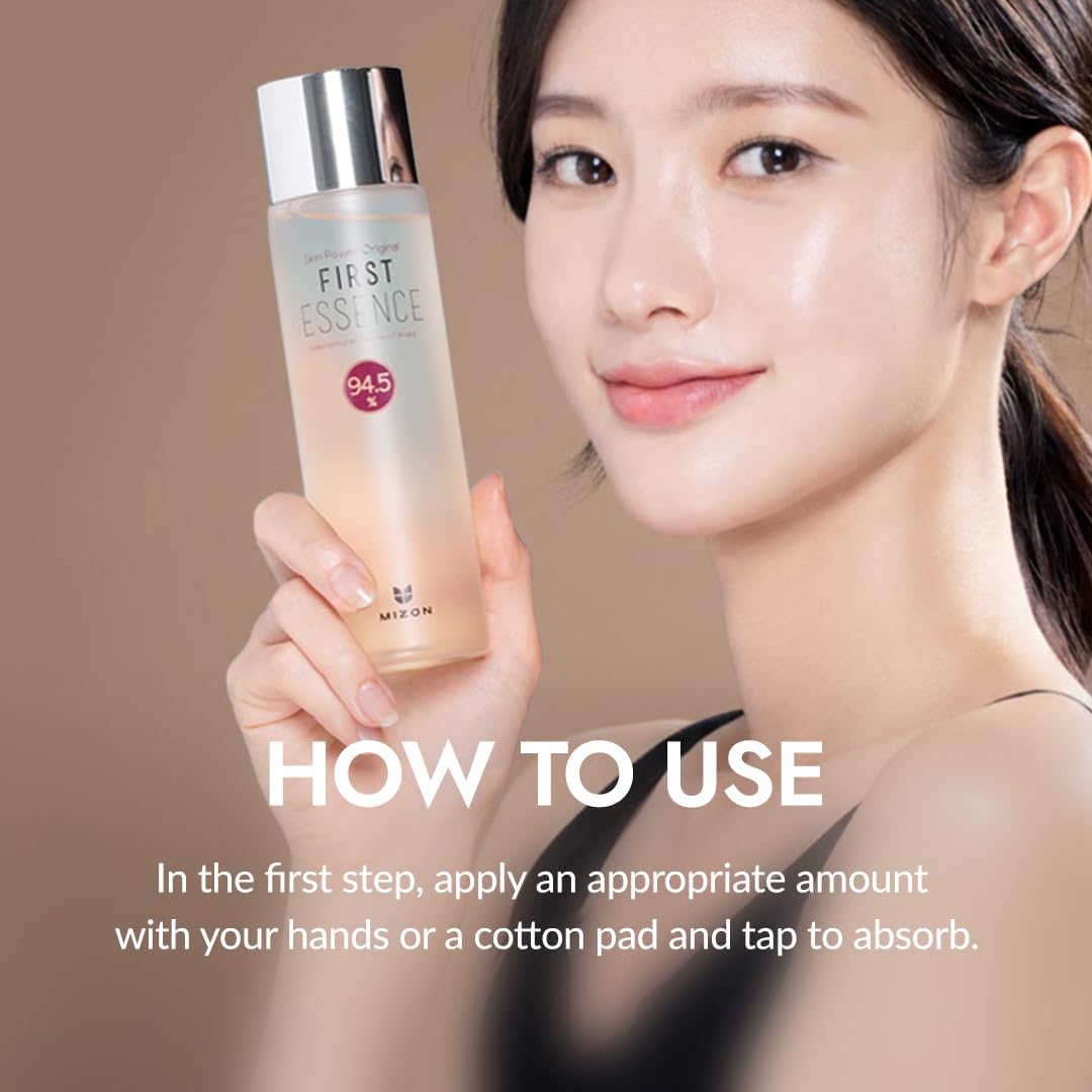 MIZON ampoule and ingredient visual emphasizing ferment filtrate potency