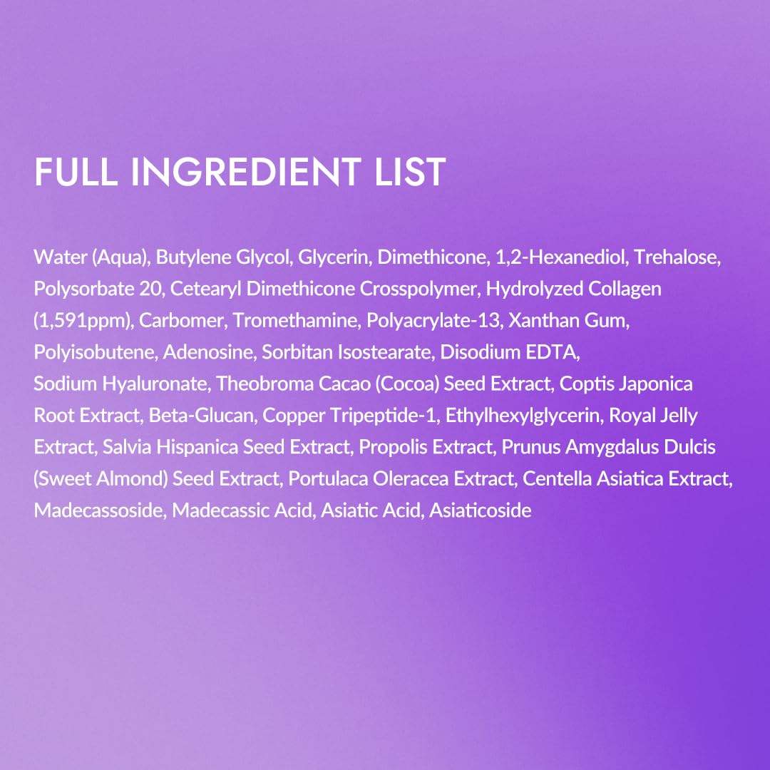 MIZON botanical ingredients grouped to illustrate calming, nourishing benefits