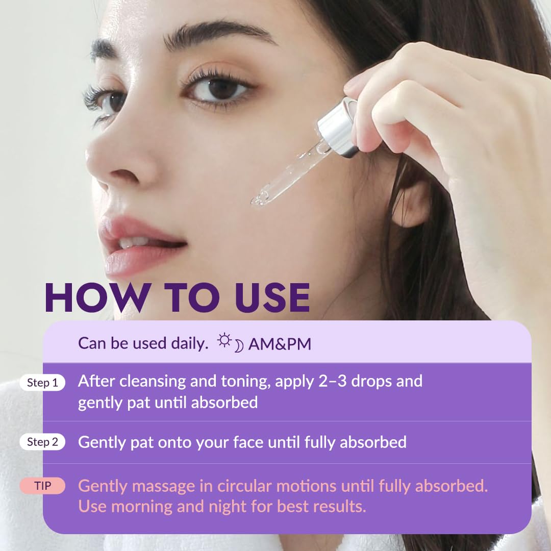 MIZON ampoule on bathroom vanity with towel, evoking daily skincare routine benefits
