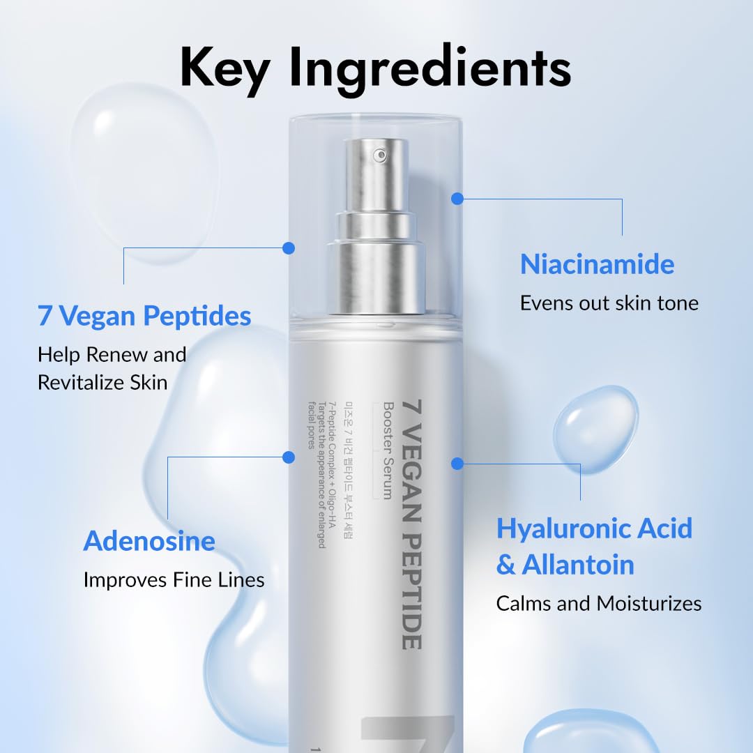 MIZON droplet texture on fingertip showing lightweight absorbency and hydration benefit