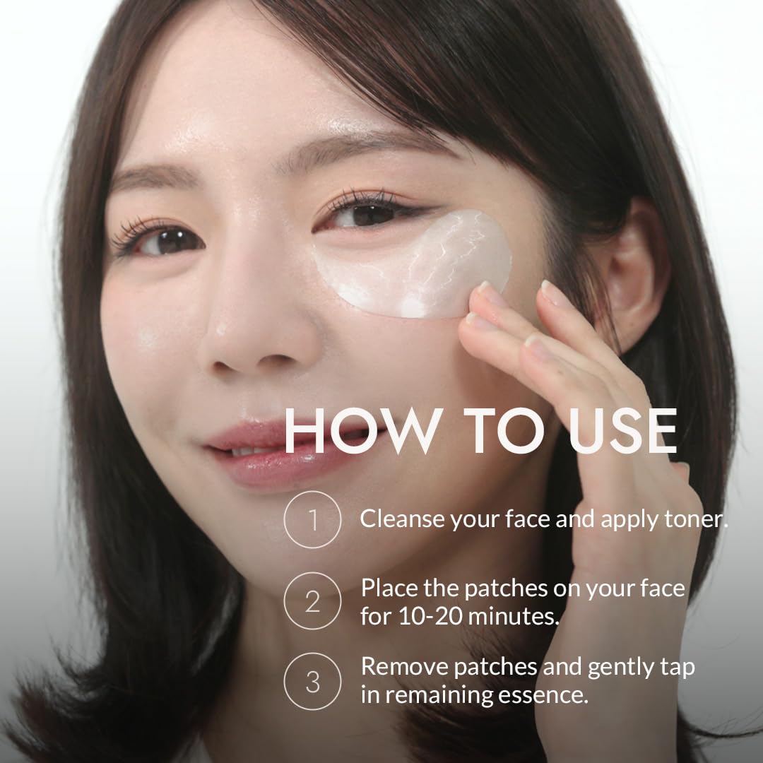 MIZON ingredient display with pearl and diamond powder for brightening benefit