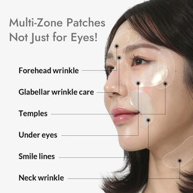 MIZON patch beside ruler showing compact size and targeted coverage