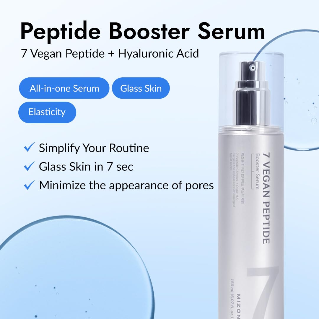 MIZON serum being applied to skin demonstrating gentle layering benefit