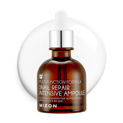 MIZON front packaging showing ampoule bottle and branding for confident purchase