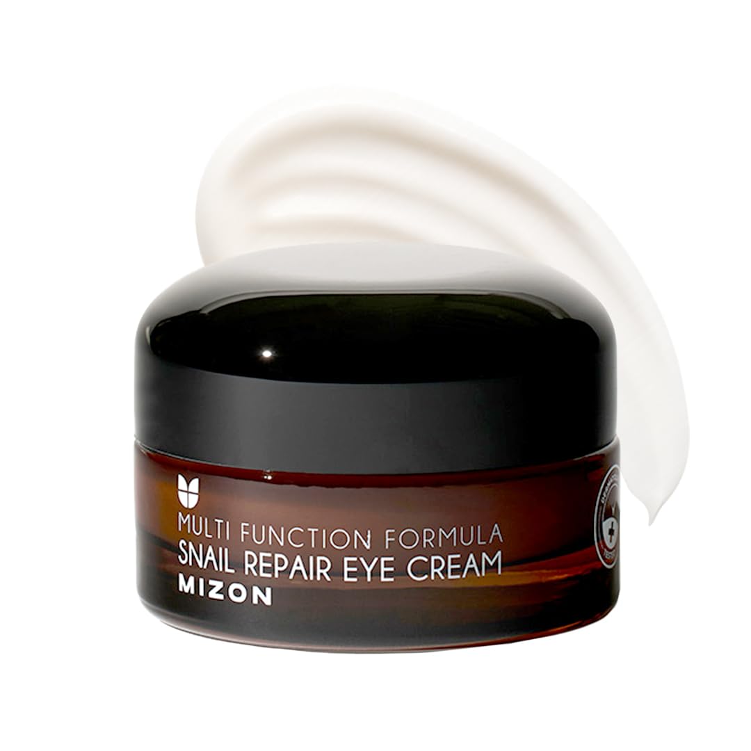 MIZON jar front view showing product for targeted under-eye hydration