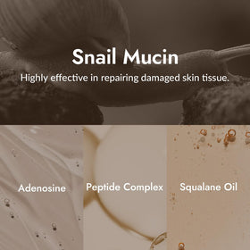 MIZON cream beside a serum pipette illustrating lightweight layering benefit