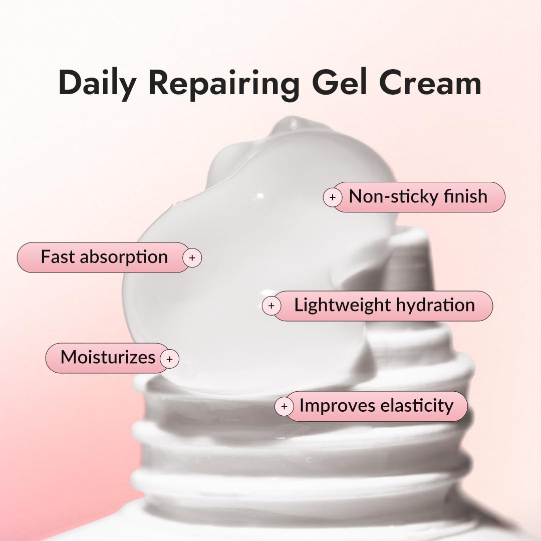 MIZON cream on hand demonstrating spreadable texture and quick absorption