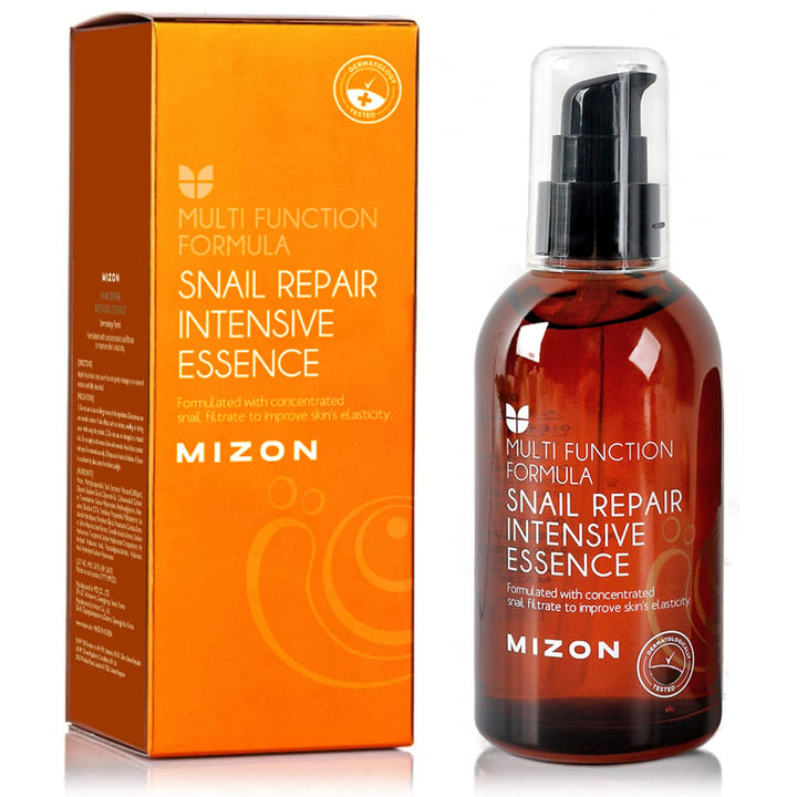 MIZON front packaging showing bottle and brand, conveys clear ingredient focus