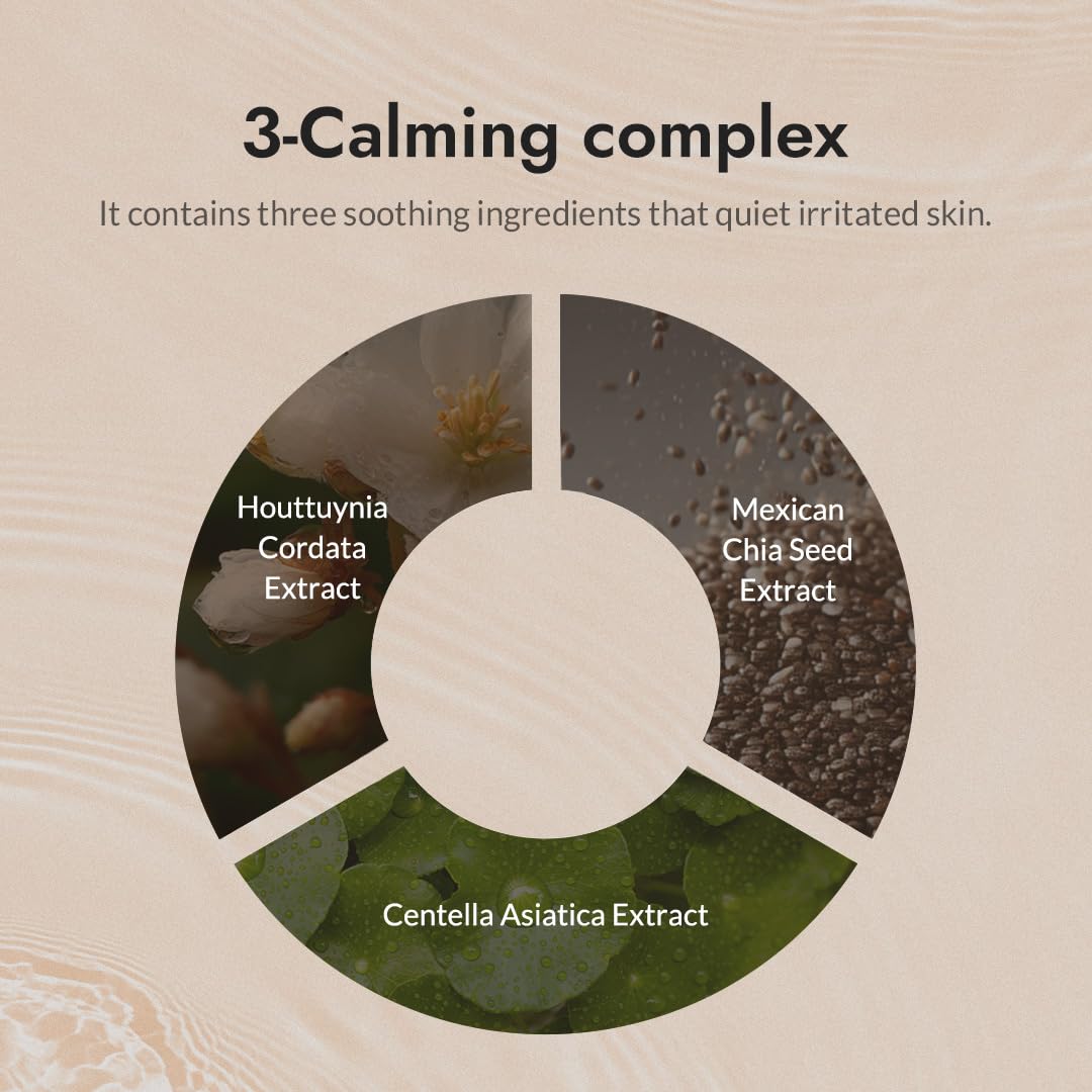 MIZON ingredient list display emphasizing safe, fragrance-free formula