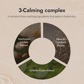 MIZON ingredient list display emphasizing safe, fragrance-free formula