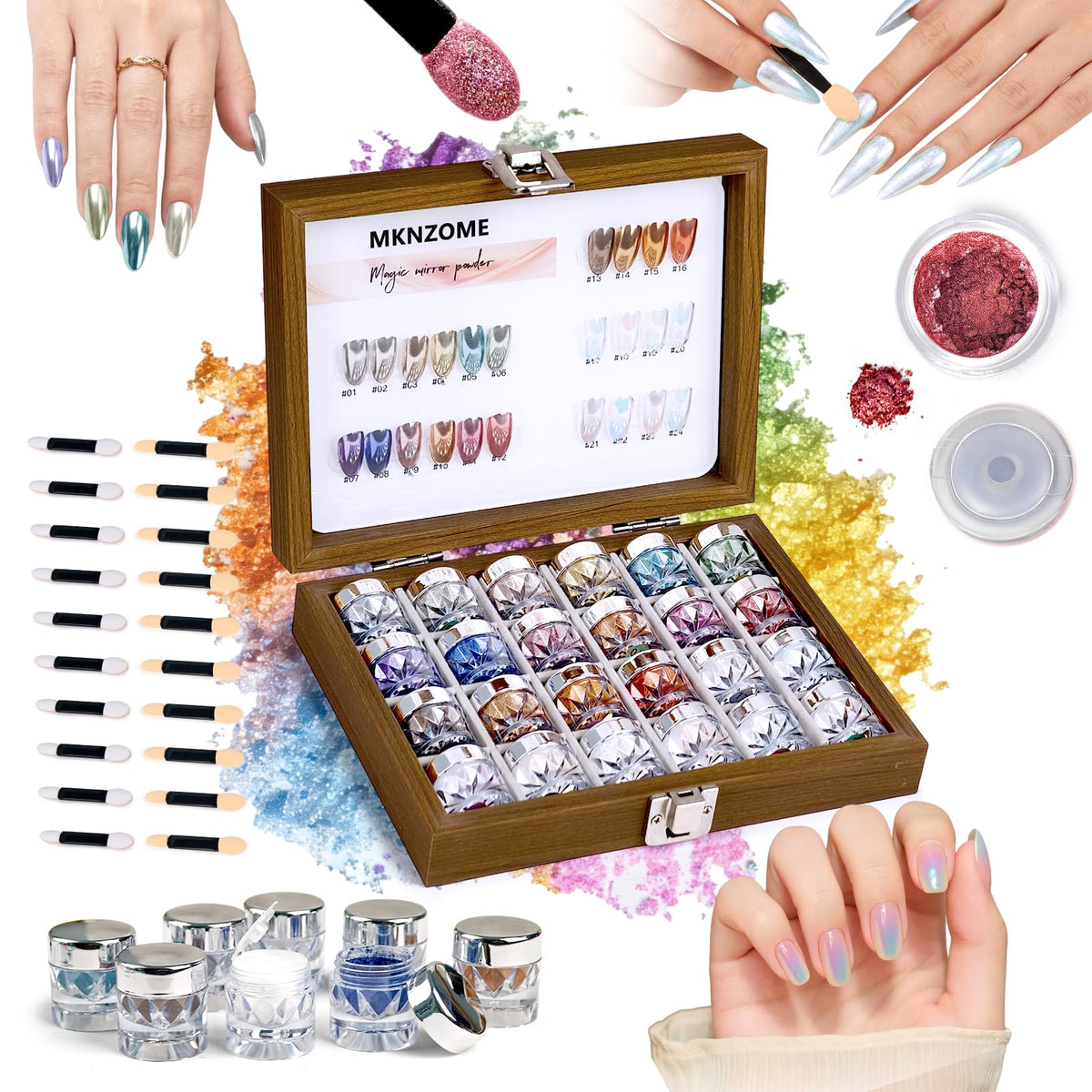 MKNZOME front packaging showing neat gift box and color selection benefits