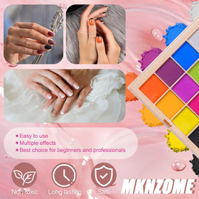 MKNZOME sponge applicators detail highlighting blending precision for smooth gradients