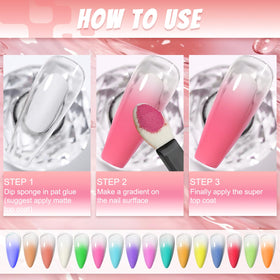 MKNZOME sponge applicators detail demonstrating precise blending and control