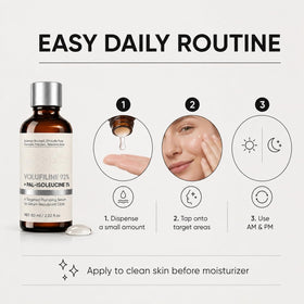 MKSUVGQ on a vanity with skincare items highlighting minimalist routine benefit
