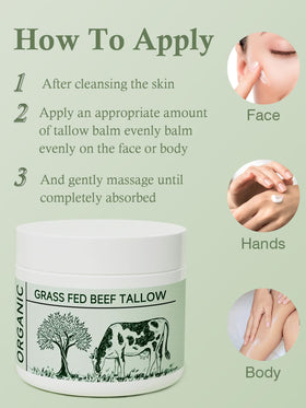 mkzea label and ingredients detail showing grass-fed tallow and vitamin content for transparency