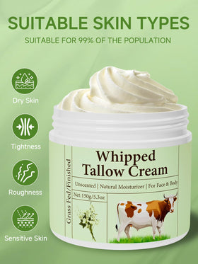 mkzea open jar with legible label, emphasizes grass-fed ingredient clarity