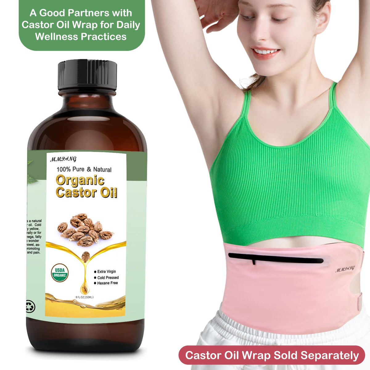 MMPANG massaged into scalp showing nourishing routine and reduced dryness