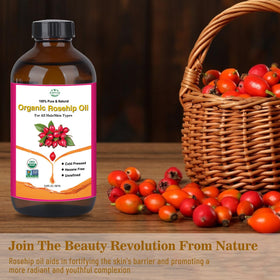 MMPANG applying rosehip oil to hair ends for added moisture