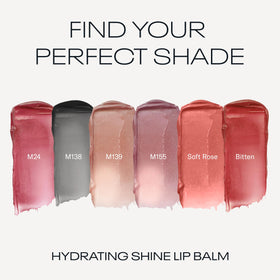 MOB lip balm styled in a makeup bag scene suggesting everyday carry and quick touch-ups