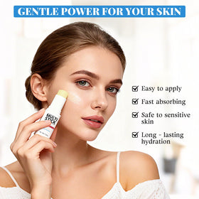 MOC LINK glide along neck and jawline, illustrating firming and smoothing benefit