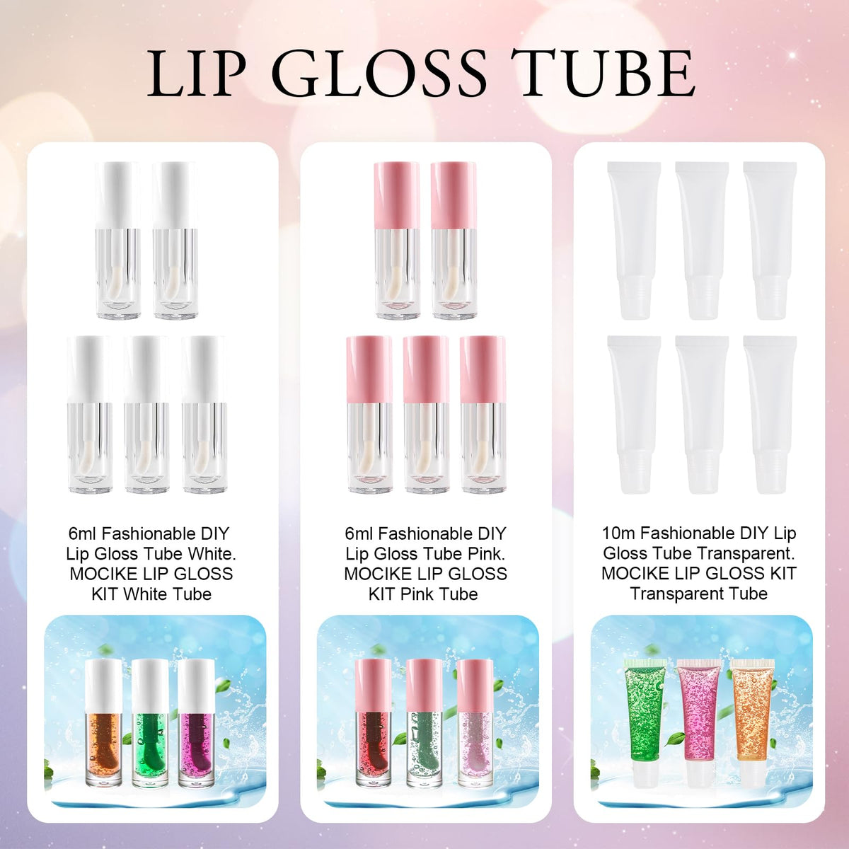 MOCIKE filling a gloss tube with syringe for precise, mess-free transfer
