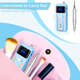 MOCOWIND bits and sanding bands laid out illustrating included versatile accessories