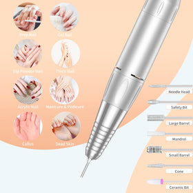 MOCOWIND handpiece close-up highlighting low-vibration grip comfort
