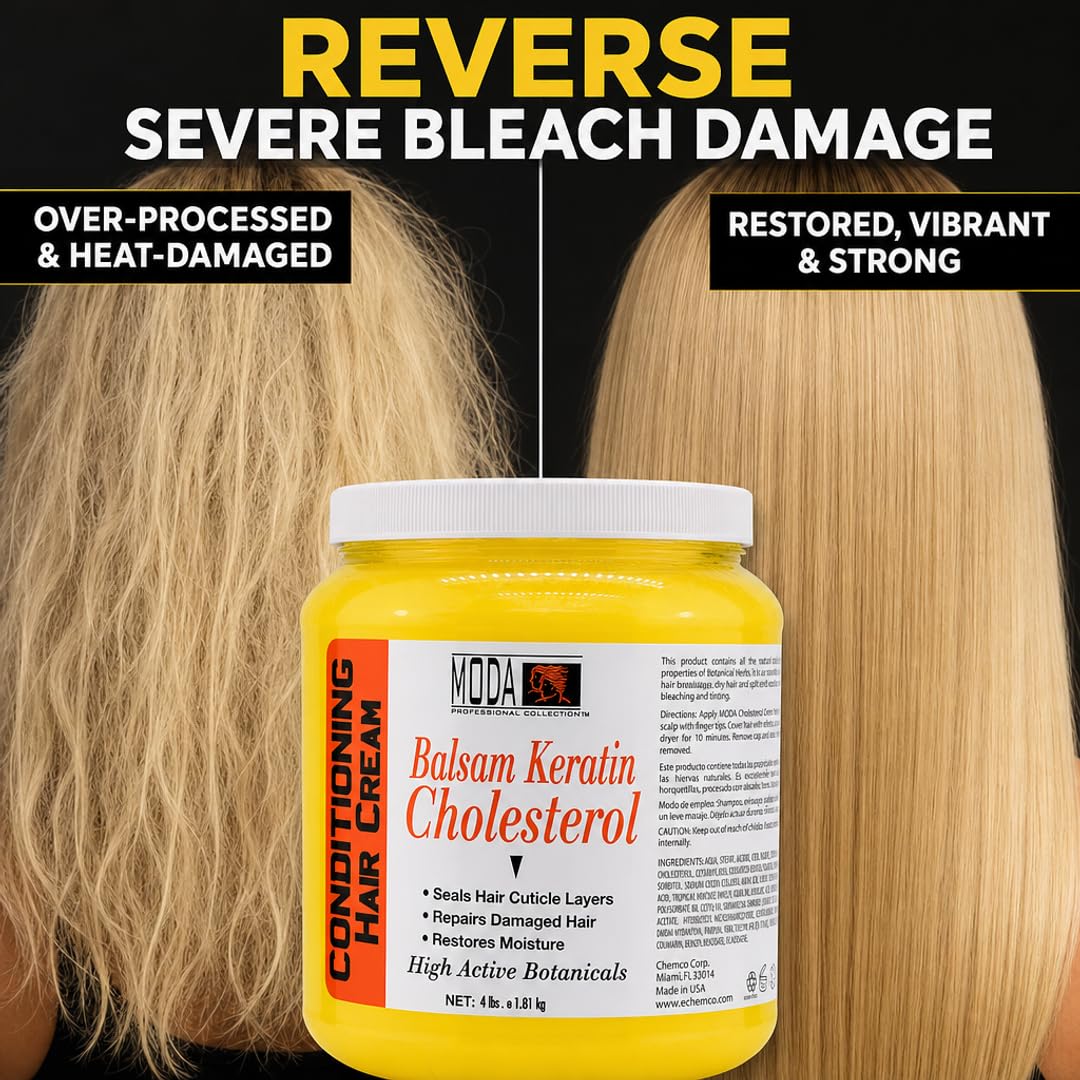 MODA in a salon treatment bowl applied to damp hair for repair