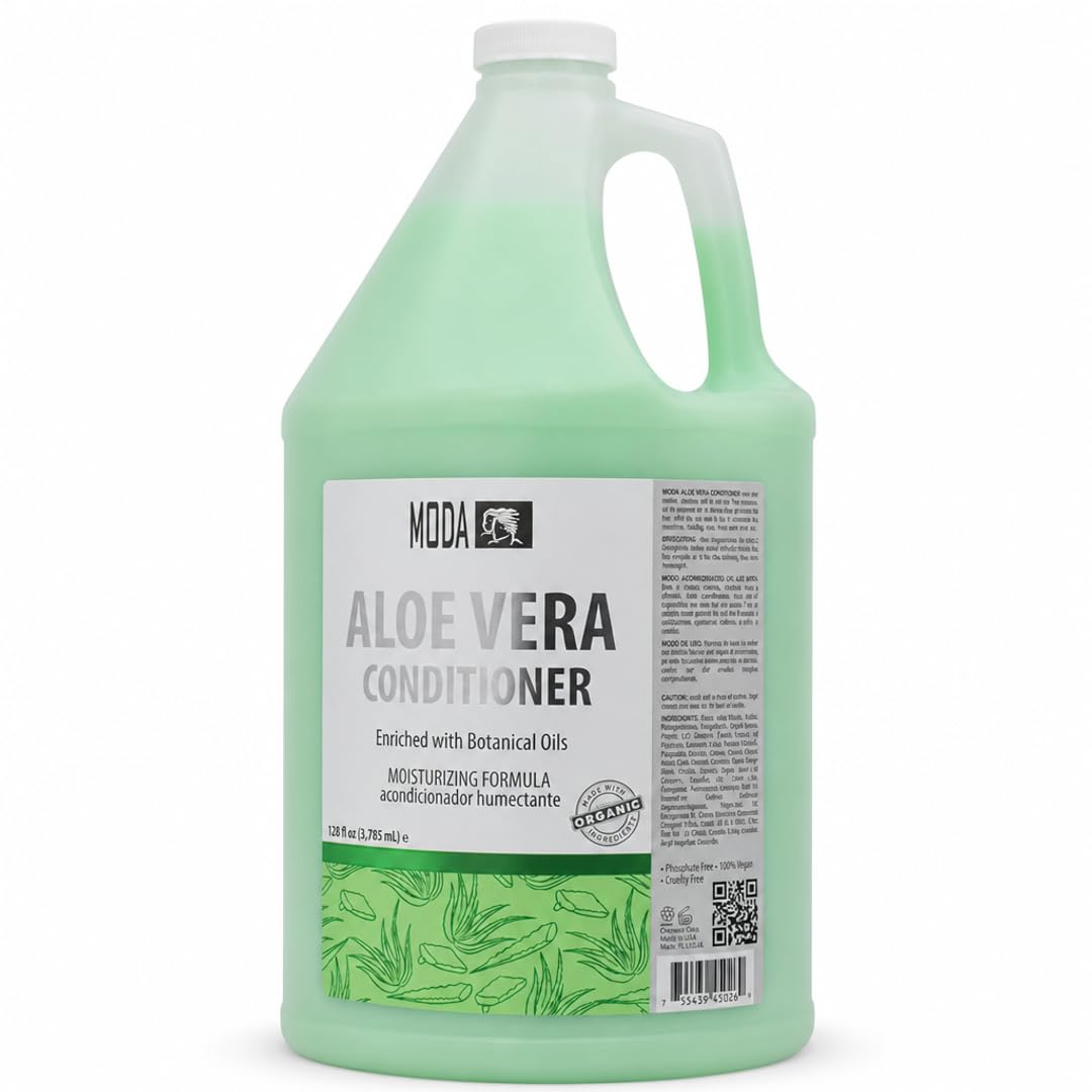 MODA gallon front packaging showing professional salon-ready container and benefits