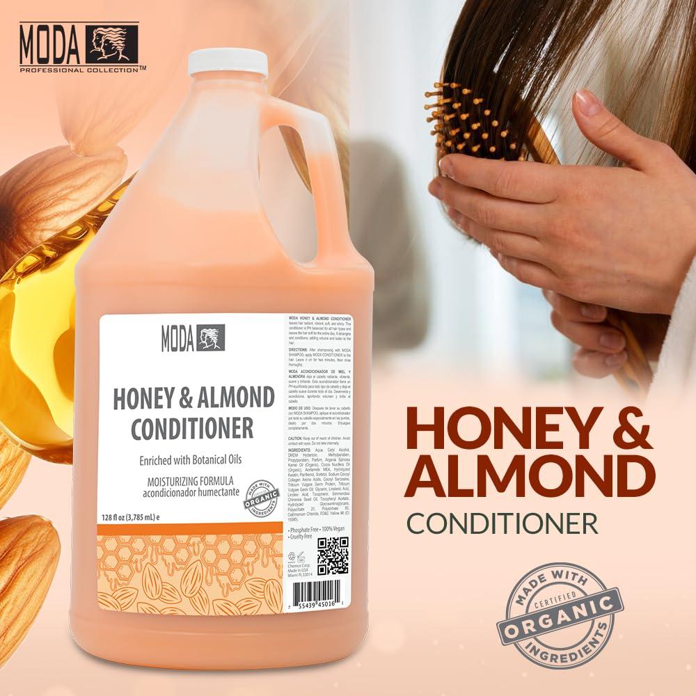 MODA in salon application on wet hair to show detangling and manageability