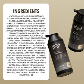 MODA MODA lifestyle bathroom scene portraying routine use and volumizing results