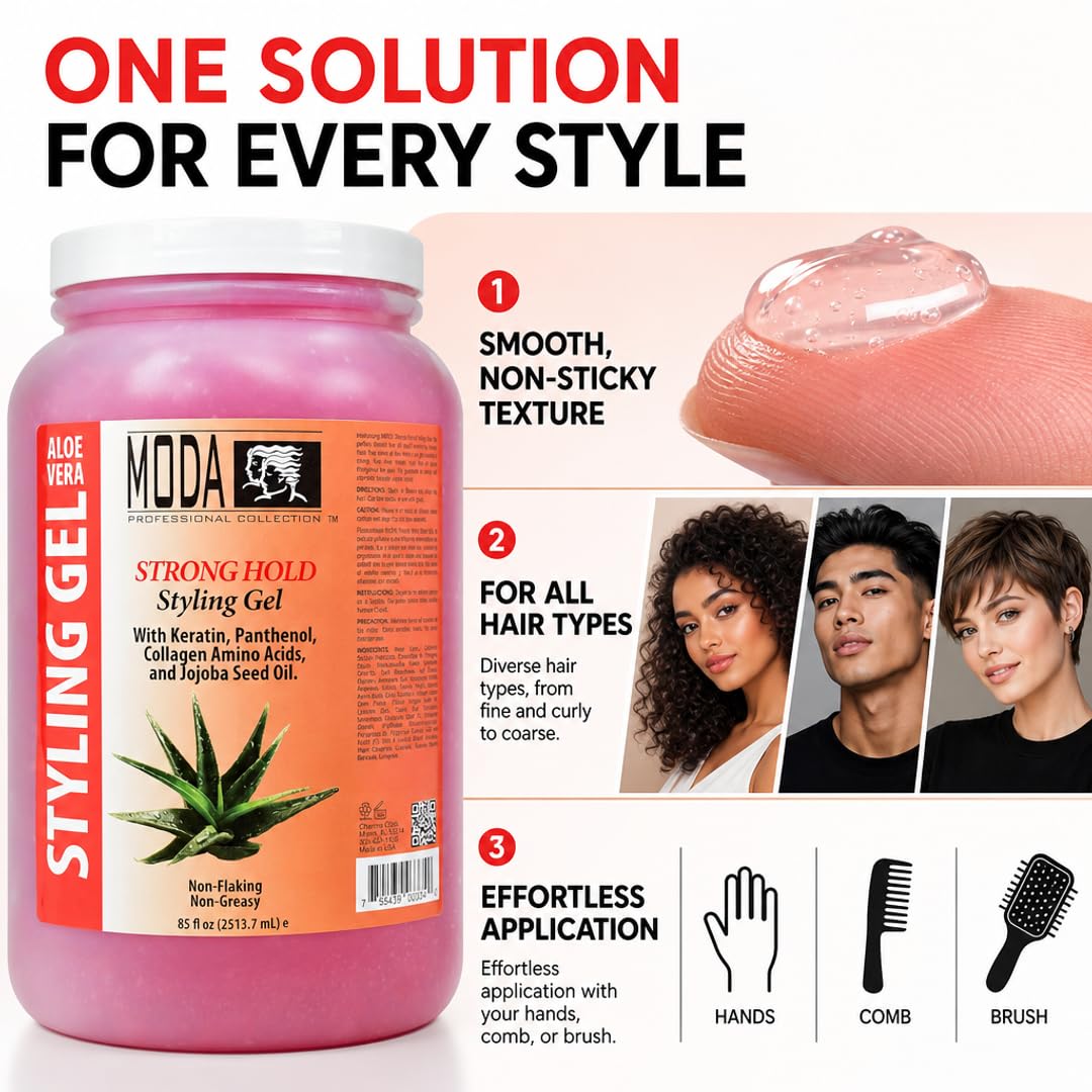MODA ingredient label listing keratin collagen panthenol for hair repair