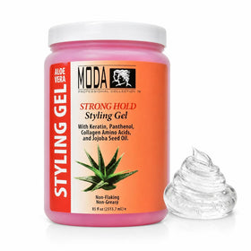 MODA front packaging shows brand and 85 oz size with professional hold benefit