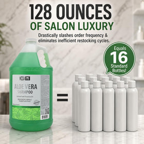 MODA creamy aloe-vera shampoo texture close-up for visible moisturizing