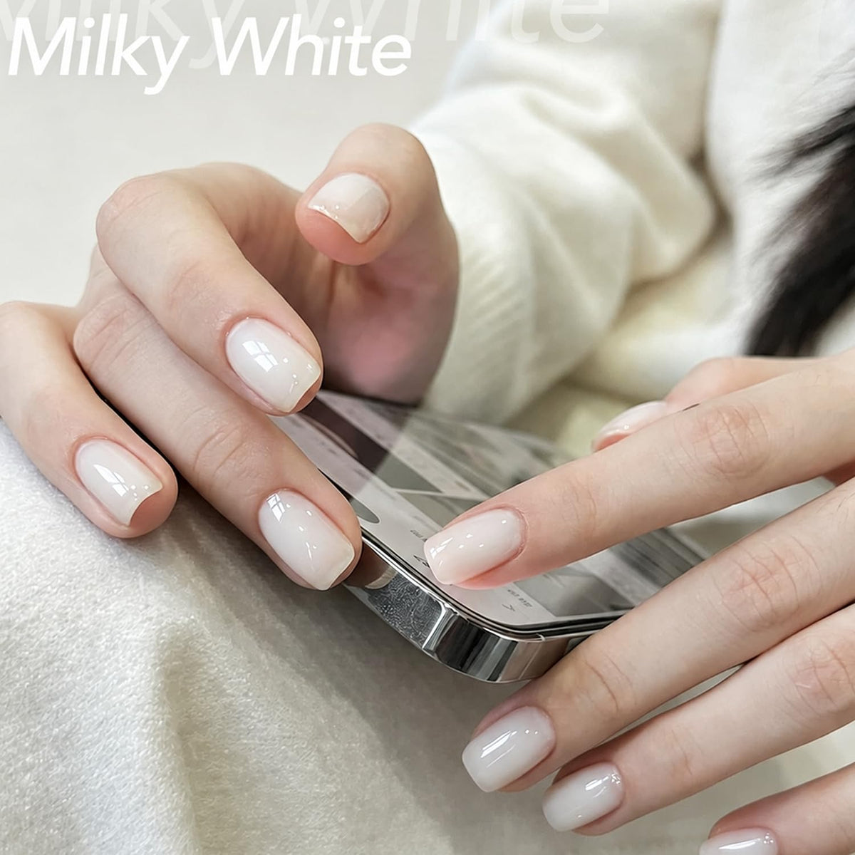 modelones applied on fingernails offering natural manicure and visible smoothing benefit