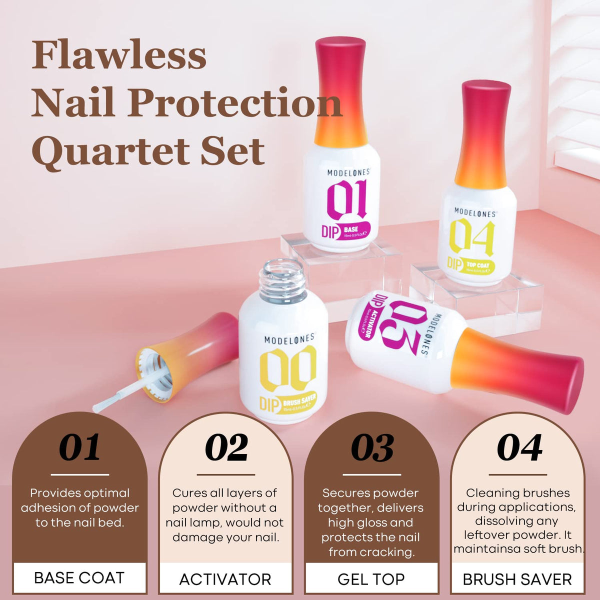 modelones brush saver soaking bristles to extend brush life