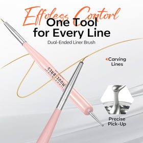 modelones chrome finish on full nail delivering mirror-effect shine
