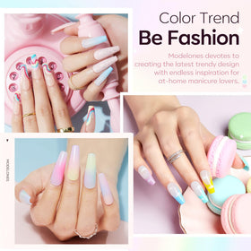modelones color swatch row illustrating shade variety and selection