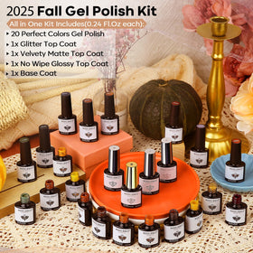 modelones fall manicure lifestyle shot showcasing seasonal colors and style benefit